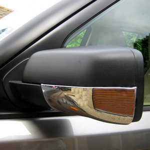 Range Rover L 322 Chrome Mirror Covers - Bottom Half Covers Preview